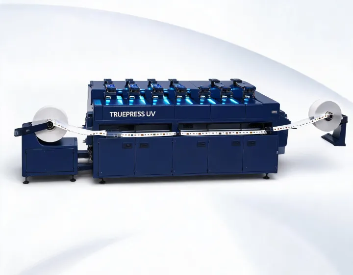 SCREEN Truepress UV inkjet label press